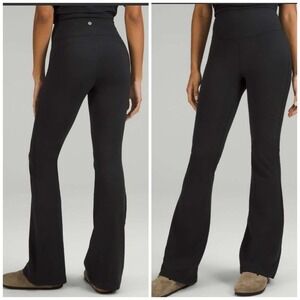 Lululemon Groove High-Rise Flared Pant Nulu Black size 2 NWT